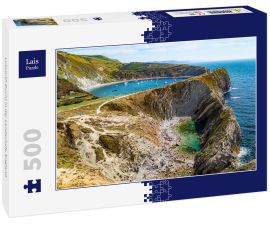 Lais Puzzle - Lulworth Bucht in der Landschaft, England - 500 Teile
