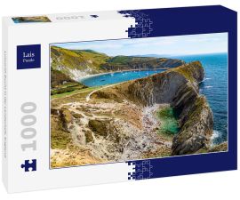 Lais Puzzle - Lulworth Bucht in der Landschaft, England - 1.000 Teile