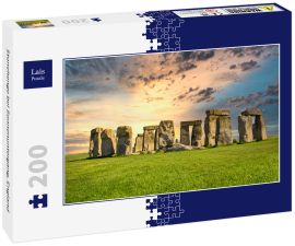 Lais Puzzle - Stonehenge bei Sonnenuntergang, England - 200 Teile