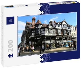Lais Puzzle - Die historischen Reihen im Zentrum von Chester, England - 200 Teile
