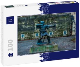 Lais Puzzle - Robin Hood-Statue, Nottingham, Nottinghamshire, England - 100 Teile