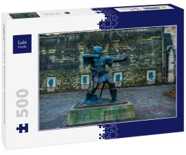 Lais Puzzle - Robin Hood-Statue, Nottingham, Nottinghamshire, England - 500 Teile