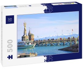 Lais Puzzle - Blick auf den Hafen in Konstanz, Bodensee, Deutschland - 500 Teile
