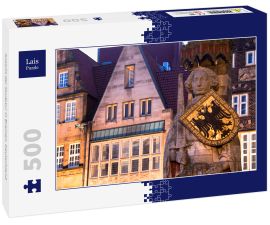 Lais Puzzle - Ansicht der Skulptur in Bremen, Deutschland  - 500 Teile