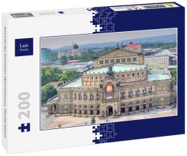 Lais Puzzle - Ansicht des Dresdner Opernhauses, Deutschland. - 200 Teile