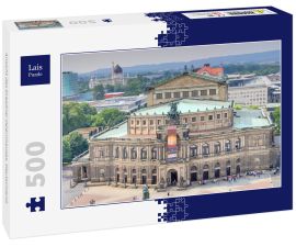 Lais Puzzle - Ansicht des Dresdner Opernhauses, Deutschland. - 500 Teile