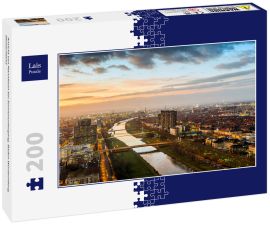 Lais Puzzle - Ansicht von Mannheim bei Sonnenuntergang, Baden Württemberg, Deutschland 
 - 200 Teile