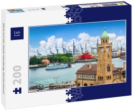 Lais Puzzle - Blick auf die Stadt Hamburg, Deutschland. - 200 Teile