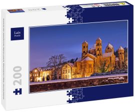 Lais Puzzle - Ansicht der Abteikirche Maria Laach, Rheinland-Pfalz, Deutschland.  - 200 Teile