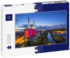Lais Puzzle - Ansicht des Kraftwerks Hannover, Niedersachsen, Deutschland.  - 100 Teile