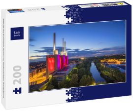 Lais Puzzle - Ansicht des Kraftwerks Hannover, Niedersachsen, Deutschland.  - 200 Teile