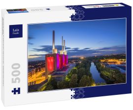 Lais Puzzle - Ansicht des Kraftwerks Hannover, Niedersachsen, Deutschland.  - 500 Teile