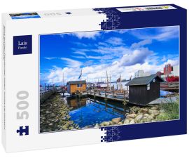 Lais Puzzle - Blick auf den Flensburger Hafen, Schleswig-Holstein, Norddeutschland.
 - 500 Teile