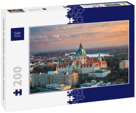 Lais Puzzle - Ansicht des Rathauses von Hannover, Deutschland. - 200 Teile
