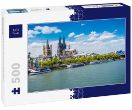Lais Puzzle - Blick auf die Stadt Köln, Nordrhein-Westfalen, Deutschland. - 500 Teile