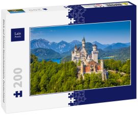 Lais Puzzle - Blick auf Schloss Neuschwanstein, Deutschland - 200 Teile