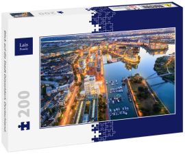 Lais Puzzle - Blick auf die Stadt Düsseldorf, Deutschland. - 200 Teile