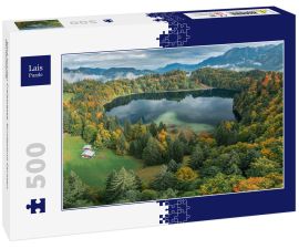 Lais Puzzle - Blick auf den Freibergsee, Bundesland Sachsen, Deutschland. - 500 Teile