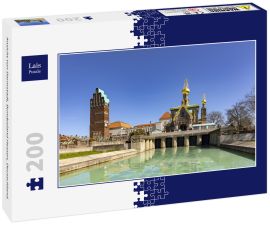 Lais Puzzle - Ansicht von Darmstadt, Bundesland Hessen, Deutschland.  - 200 Teile