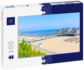 Lais Puzzle - Blick auf den Sandstrand des Ostseebades Sellin, Insel Rügen, Ostsee, Deutschland. - 100 Teile