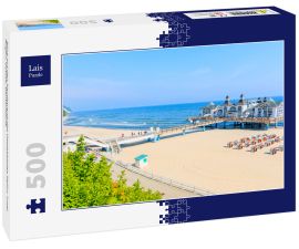Lais Puzzle - Blick auf den Sandstrand des Ostseebades Sellin, Insel Rügen, Ostsee, Deutschland. - 500 Teile