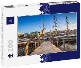 Lais Puzzle - Blick auf den Hafen in Bremen, Deutschland  - 200 Teile