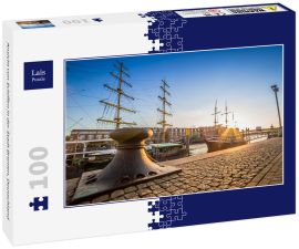 Lais Puzzle - Ansicht von Schiffen in der Stadt Bremen, Deutschland  - 100 Teile