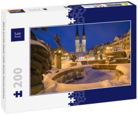 Lais Puzzle - Blick auf die Stadt Halle Saale, Deutschland.  - 200 Teile