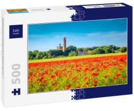 Lais Puzzle - Ansicht des Leuchtturms Kap Arkona, Land Mecklenburg-Vorpommern, Deutschland. - 500 Teile