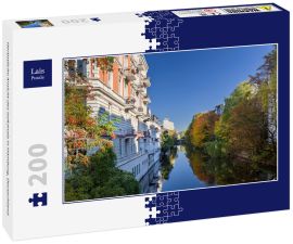 Lais Puzzle - Herbstliche Ansicht des Isekanals in Hamburg, Deutschland. - 200 Teile