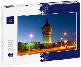 Lais Puzzle - Ansicht des Wasserturms Halle, Deutschland.  - 200 Teile