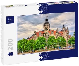 Lais Puzzle - Ansicht des Neuen Rathauses von Leipzig, Deutschland. - 200 Teile