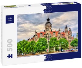 Lais Puzzle - Ansicht des Neuen Rathauses von Leipzig, Deutschland. - 500 Teile