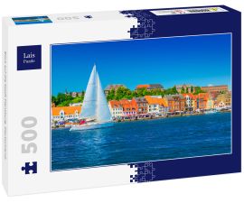Lais Puzzle - Blick auf die Stadt Flensburg, Deutschland. - 500 Teile