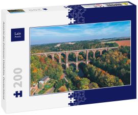 Lais Puzzle - Ansicht des Gohrener Viadukts, Deutschland. - 200 Teile