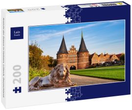 Lais Puzzle - Ansicht der Statue in Holsten, Lübeck, Deutschland.  - 200 Teile