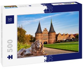 Lais Puzzle - Ansicht der Statue in Holsten, Lübeck, Deutschland.  - 500 Teile