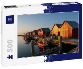 Lais Puzzle - Blick auf den Fischereihafen von Tarnewitz in Boltenhagen. Deutschland. - 500 Teile