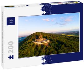 Lais Puzzle - Ansicht des Kaiser-Wilhelm-Denkmals in Porta Westfalica, Deutschland.  - 200 Teile