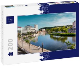 Lais Puzzle - Blick auf die Stadt Saarbrücken, Saarland, Deutschland.  - 200 Teile