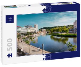 Lais Puzzle - Blick auf die Stadt Saarbrücken, Saarland, Deutschland.  - 500 Teile