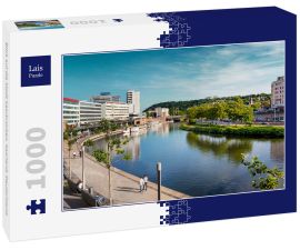 Lais Puzzle - Blick auf die Stadt Saarbrücken, Saarland, Deutschland.  - 1.000 Teile