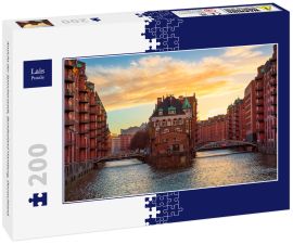 Lais Puzzle - Ansicht der Speicherstadt, Bundesland Hamburg, Deutschland. - 200 Teile