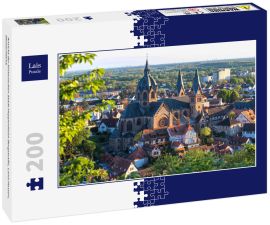 Lais Puzzle - Ansicht der historischen Stadt Heppenheim Bergstraße, Land Hessen, Deutschland.
 - 200 Teile