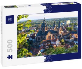 Lais Puzzle - Ansicht der historischen Stadt Heppenheim Bergstraße, Land Hessen, Deutschland.
 - 500 Teile
