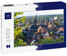 Lais Puzzle - Ansicht der historischen Stadt Heppenheim Bergstraße, Land Hessen, Deutschland.
 - 1.000 Teile