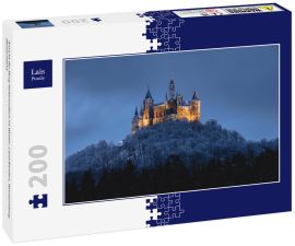 Lais Puzzle - Ansicht der Burg Hohenzollern im Winter, Land Banden, Württemberg, Deutschland  - 200 Teile