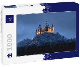 Lais Puzzle - Ansicht der Burg Hohenzollern im Winter, Land Banden, Württemberg, Deutschland  - 1.000 Teile