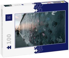 Lais Puzzle - Ansicht der East Side Gallery, historisches Denkmal, Land Berlin, Deutschland  - 100 Teile