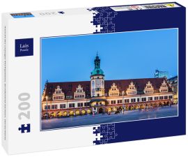 Lais Puzzle - Ansicht des Leipziger Marktplatzes, Bundesland Sachsen. Deutschland. - 200 Teile
